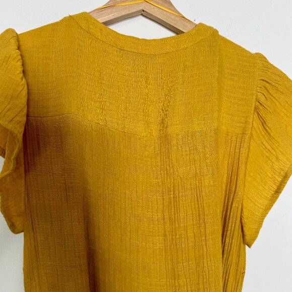1. STATE | Marigold Mustard Yellow Sundress - 4 - Picture 8 of 10